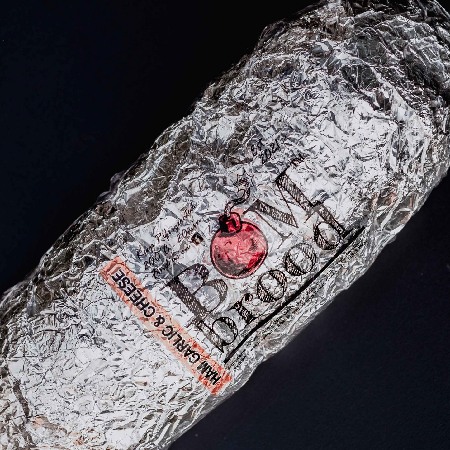 BOMBROOD HAM GARLIC AND CHEESE LARGE