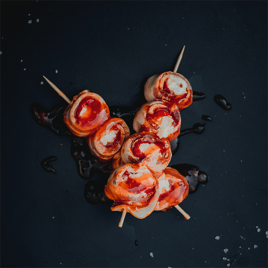 BACON, PEPPERDEW & FETA SOSATIES