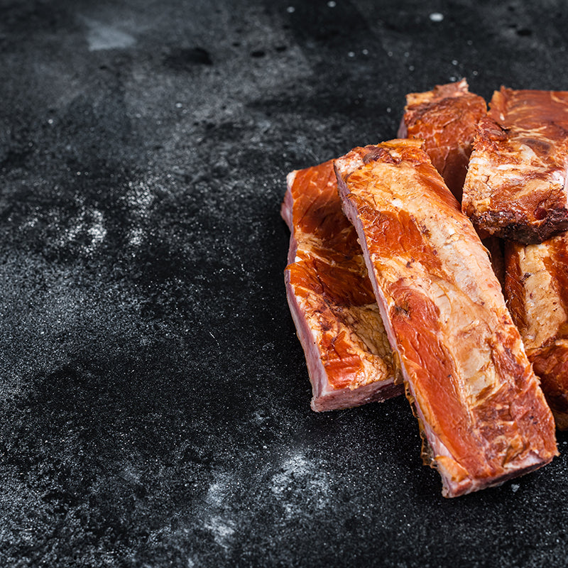 SMOKE PORK LOIN RIBS IN JIMMY'S
